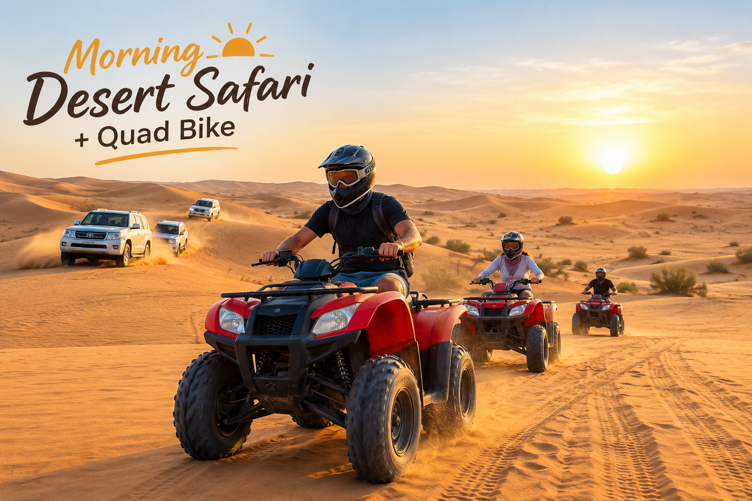 Morning Desert Safari with Quad Bike