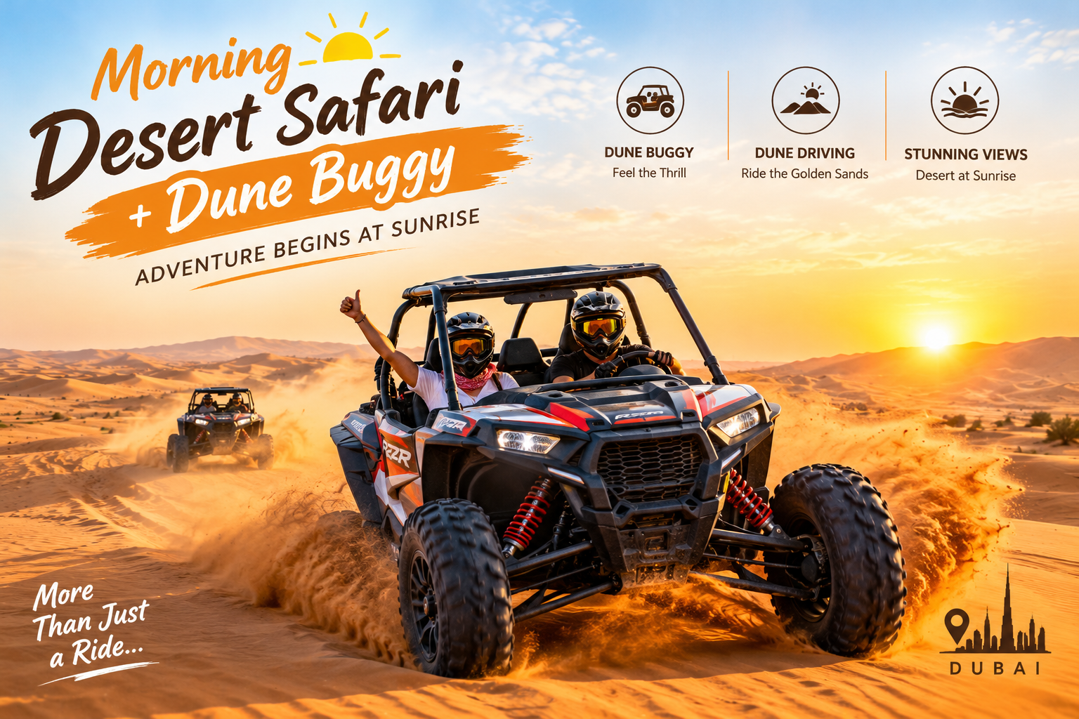 Morning Desert Safari + Dune Buggy