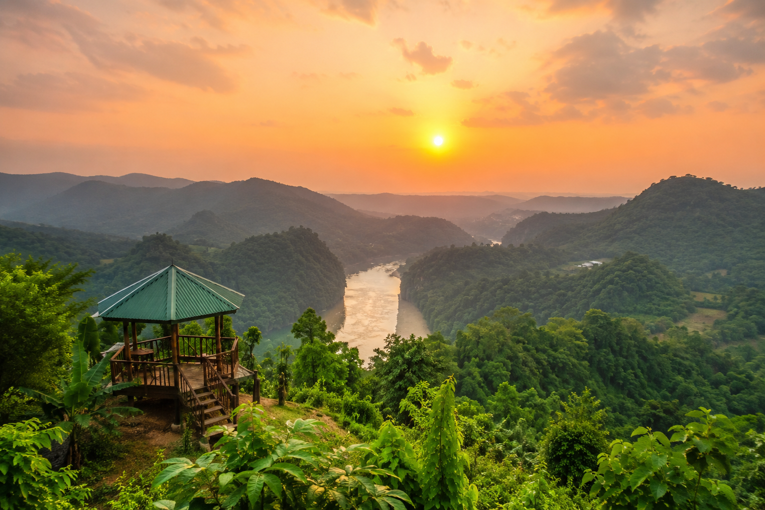 Beauty of Sajek Valley of Bangladesh