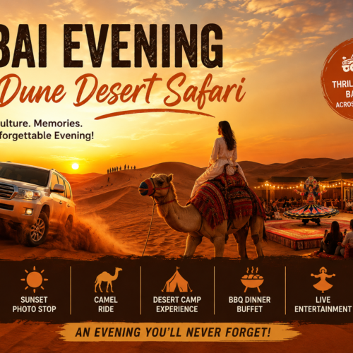 Dubai evening desert safari