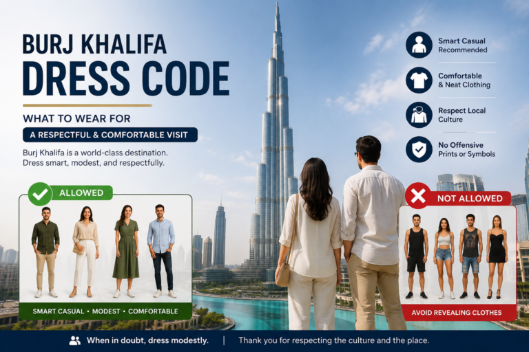 Burj Khalifa Dress code
