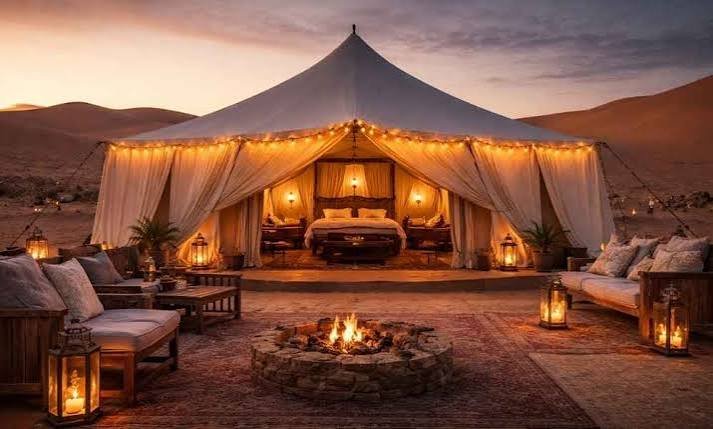Desert camp dubai